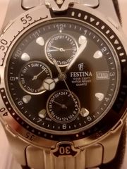 Συλλεκτικό FESTINA 8806 D 2001 - Αδιάβροχο 100m / Ανδρικό ρολόι με bracelet και γυαλί από ζαφείρι.