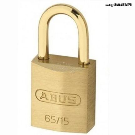 Abus 65/15 Λουκέτο Ασφαλείας Ορειχάλκινο 15mm