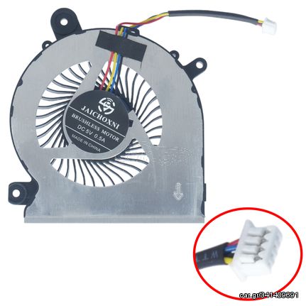 Ανεμιστηράκι Laptop - GPU Cooling Fan για MSI Katana GF76 Pulse GL76 MS-17L1 GF66 11UC Pulse GL66 11UEK MS-1581 MS-1583 Series PABD08008SH N459 PAAD06015SL N460 4pin ( Κωδ.81202 )