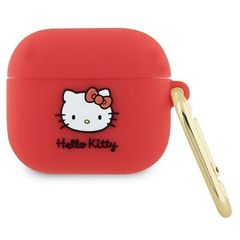 Hello Kitty Silicone 3D Kitty Head case for AirPods 3 - fuchsia