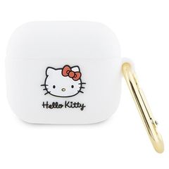 Hello Kitty Silicone 3D Kitty Head case for AirPods 3 - white