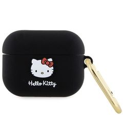 Hello Kitty Silicone 3D Kitty Head case for AirPods Pro - black