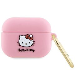 Hello Kitty Silicone 3D Kitty Head case for AirPods Pro - pink
