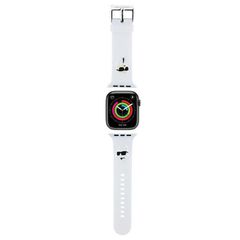 Karl Lagerfeld 3D Rubber Karl Heads strap for Apple Watch 38/40/41mm - white