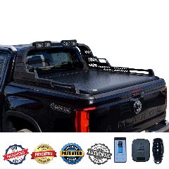 SMART ΡΟΛΟ ΑΛΟΥΜΙΝΙΟΥ ΗΛΕΚΤΡΙΚΟ ΜΕ PREMIUM LED ROLL-BAR SMART 2-7000 E-ROLL+RB 430LED VW AMAROK LIFE/STYLE 2023+