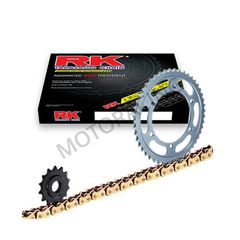 ΣΕΤ ΚΙΝΗΣΗΣ ΓΡΑΝΑΖΙΑ - ΑΛΥΣΙΔΑ YAMAHA XT 660 04'-15' / XT 660Z TENERE 08'-11' RK ΧΡΥΣΗ ΑΛΥΣΙΔΑ XSO (15-45-520)