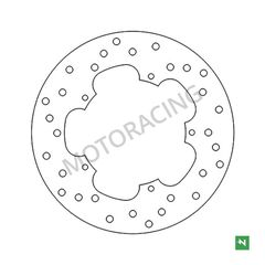 ΔΙΣΚΟΠΛΑΚΑ ΠΙΣΩ PIAGGIO MP3 500 11'-15' NEWFREN