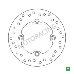 ΔΙΣΚΟΠΛΑΚΑ ΠΙΣΩ HONDA SH 125 00'-21' / SH 150 01'-21' NEWFREN