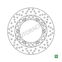 ΔΙΣΚΟΠΛΑΚΑ ΠΙΣΩ YAMAHA MT-01 05'-11' / XJR 1300 02'-10' / T-MAX 500 04'-11' NEWFREN