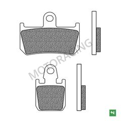 ΤΑΚΑΚΙΑ ΜΠΡΟΣΤΑ YAMAHA MT-01 07'-11' / V-MAX 1700 09'-15' / YZF R1 07'-14' NEWFREN (FD0407TS1)