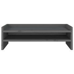 vidaXL Βάση Οθόνης Γκρι 50 x 24 x 16 εκ. από Μασίφ Ξύλο Πεύκου-thumb-4