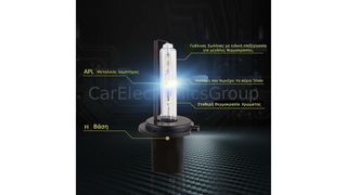 Λαμπτήρες Ανταλλακτικό Λευκό H11 6000Κ -Xenon -thumb-3