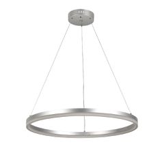 Κρεμαστό φωτιστικό LED 45W 3CCT by switch on base D:60cm 6095-C-Silver