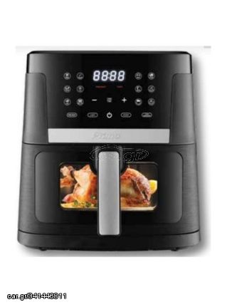 PRIMO PRAF-40423 AIR FRYER 1800W 7.5L INOX-BLACK 400423 - Έως 6 άτοκες δόσεις