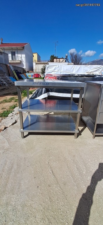 Ανοξειδωτος Πάγκος 90×70×89.