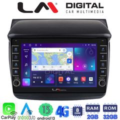 LM Digital - LM ZG8094 GPS Οθόνη OEM Multimedia Αυτοκινήτου για MITSUBISHI L200 2006 > 2014 (CarPlay/AndroidAuto/BT/GPS/WIFI/GPRS)
