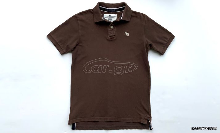 ABERCROMBIE Παιδική Μπλούζα Polo Καφέ - Size L (μπορεί να φορεθεί και σαν Ανδρική Size XS/S)