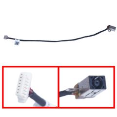 Βύσμα Τροφοδοσίας DC Power Jack Socket για Laptop HP 15-FC 15-fc0000la 7Y9A9LA 15-fc0001la 7Y9B0LA 15-fc0002la 7Y9B1LA με καλωδιοταινία 18.5cm 7pins ( Κωδ.31017 )