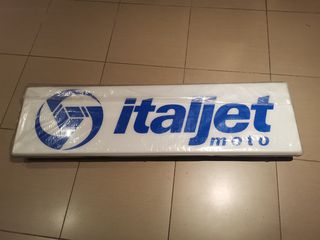 italjet Moto πινακιδα , ταμπελα, φωτεινη επιγραφη.