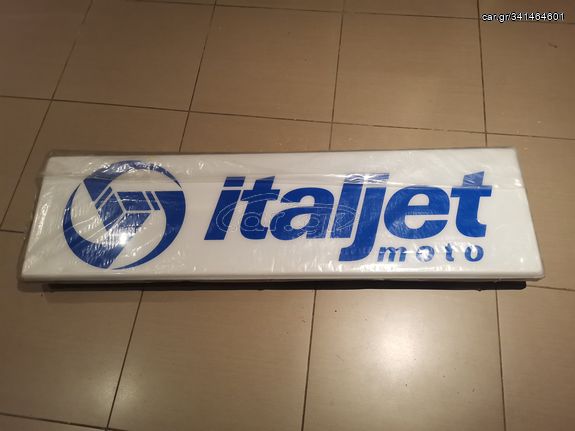 italjet Moto πινακιδα , ταμπελα, φωτεινη επιγραφη.