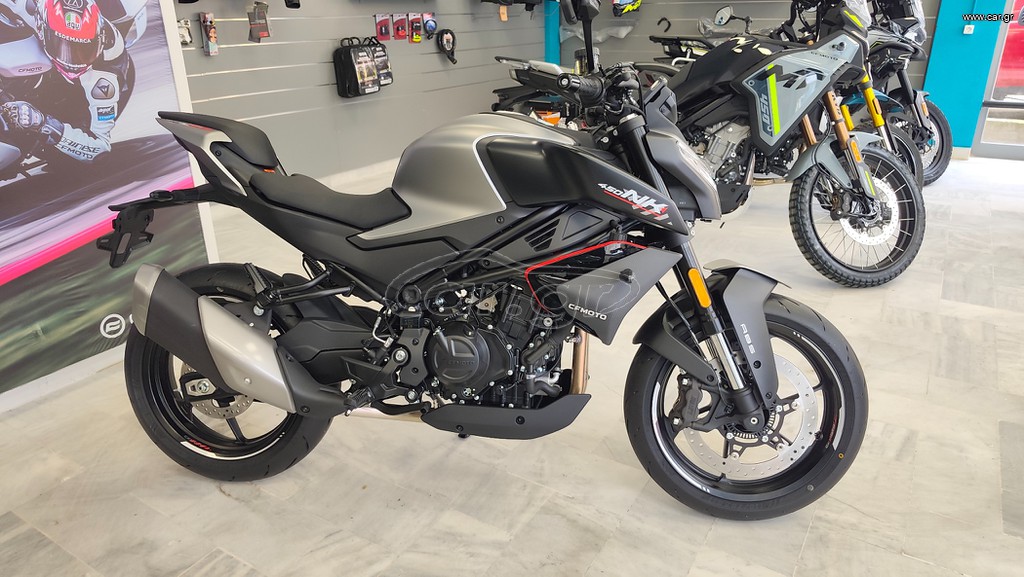 CFmoto 450NK 2026 GALAXY GREY 2026 ETOIΜΟΠΑΡΑΔΟΤΟ