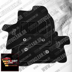 FORD TRANSIT CUSTOM 2012 ΚΑΙ ΜΕΤΑ ΠΑΤΑΚΙΑ ΜΟΚΕΤΑ SPORT LINE ΜΑΥΡΟ ME ΓΚΡΙ ΡΑΦΗ - ΓΚΡΙ ΚΕΝΤΗΜΑ RS ΣΕΤ 3ΤΜΧ