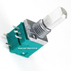 10mm MONO 10KB ΠΟΤΕΝΣΙΟΜΕΤΡΟ ΠΕΡΙΣΤΡΟΦΙΚΟ ΣΑΣΙ ΑΞΟΝΑΣ FLAT 10mm + ΔΙΑΚΟΠΤΗΣ
