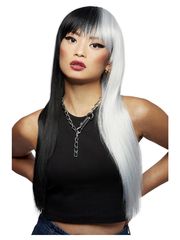 MANIC PANIC RAVEN VIRGIN DOWNTOWN DIVA WIG