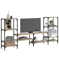 vidaXL Έπιπλο Τηλεόρασης Sonoma Δρυς 206,5x28,5x95 εκ. Επεξ. Ξύλο