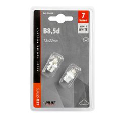 ΛΑΜΠΑΚΙΑ ΜΕ LED B8.5d ΛΕΥΚΟ ΦΩΣ ΚΑΡΦΙ