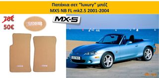 MX5 mazda μοκέτα μπαγκάζ σαλόνι εταζέρας πατάκια NB NBFL mk2 mk2.5 1998-2004-thumb-4