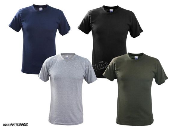 Μπλουζάκι Κοντομάνικο Βαμβακερό της SURVIVORS (00627) (Σε 4 Χρώματα) 
