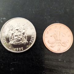 Νομίσματα rand, schilling, mark, pfennig, pence 1969 - 2006