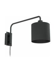 Eglo Staiti Κλασικό Φωτιστικό Τοίχου με Ντουί E27 σε Μαύρο Χρώμα Πλάτους 16cm 99348
