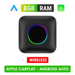 Aσύρματο Carplay Android Auto 8GB μετατροπέας ενσύρματου σε ασύρματο AI Box 8+128GB (wireless Apple CarPlay αυτοκινήτου οθόνη αντάπτορας 128GB dongle CarPlay GPS Google Maps Youtube WI-FI ηχοσύστημα o