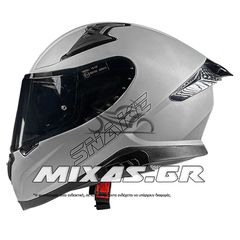 ΚΡΑΝΟΣ PILOT SNAKE SV ΚΛΕΙΣΤΟ (FULLFACE) TITANIO ΜΑΤ + ΦΙΜΕ ΖΕΛΑΤΙΝΑ