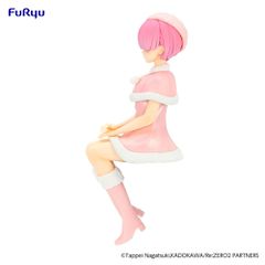 RE ZERO - Ram "Snow" - Statue Noodle Stopper 14cm-thumb-4