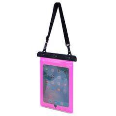 Waterproof PVC tablet case - pink-thumb-1