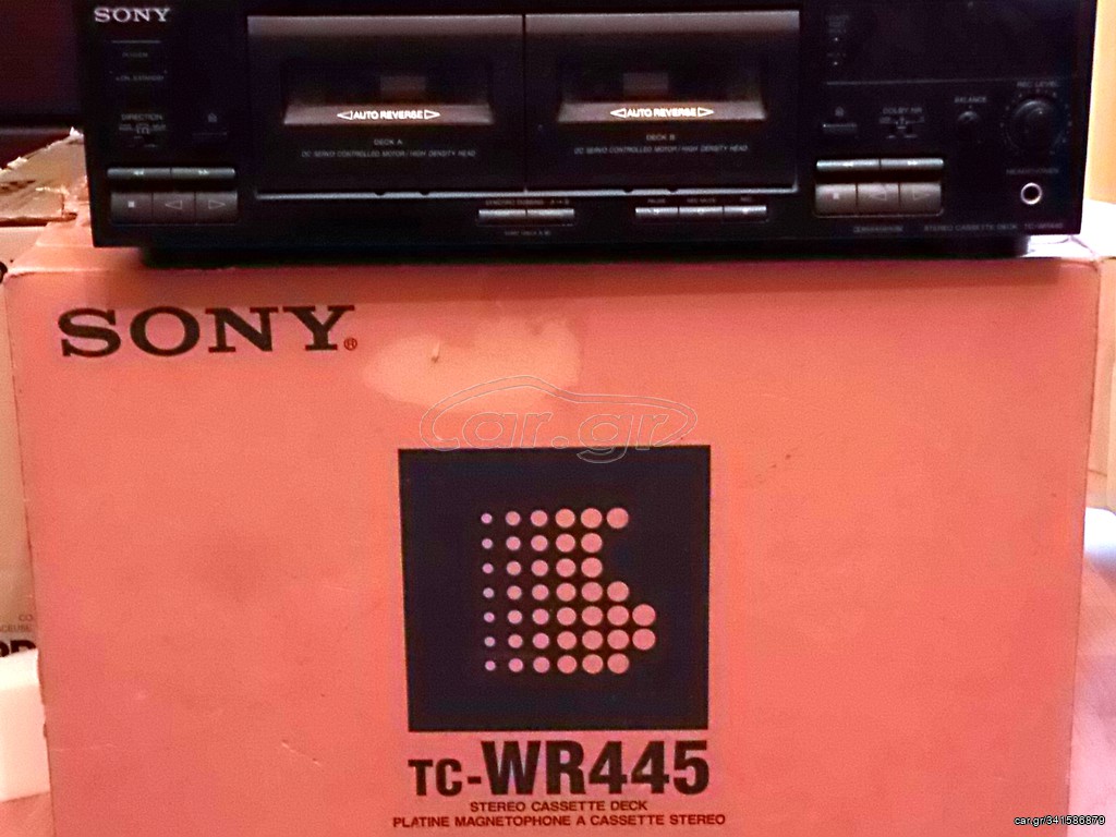 Sony TC-WR445 Dual Stereo Auto Reverse Cassette Deck