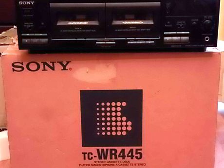 Sony TC-WR445 Dual Stereo Auto Reverse Cassette Deck 