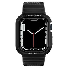 Spigen Rugged Armor Pro Case with Strap for Apple Watch 4 / 5 / 6 / 7 / 8 / SE (44/45 mm) - Black