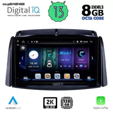 DIGITAL IQ BXD 11551_CPA (9inc) MULTIMEDIA TABLET OEM RENAULT KOLEOS mod. 2006-2016