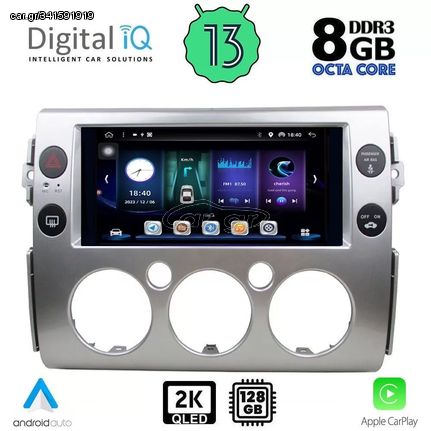 DIGITAL IQ BXD 11717_CPA (9inc) MULTIMEDIA TABLET OEM TOYOTA FJ CRUISER mod. 2007-2013