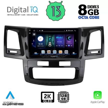 DIGITAL IQ BXD 11720_CPA (9inc) MULTIMEDIA TABLET OEM TOYOTA HILUX mod. 2005-2016