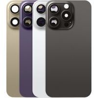 For iPhone/iPad (AP15P0024GR) Rear Cover - Natural Titanium, for model iPhone 15 Pro (without logo)