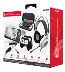 Dreamgear, Gamer'S Kit For Nintendo Switch - Oled Model, Black/White / Nintendo Switch