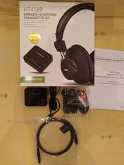 Avantree HT4189 Wireless headphone transmitter set.