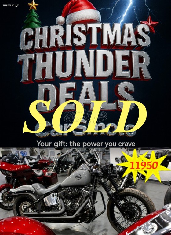 Harley Davidson Softail Custom 2008 SOLD 11950 eur. ''Christmas Thunder Deals''