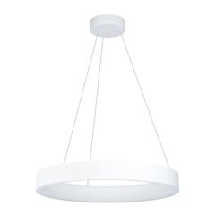 Μοντέρνο Κρεμαστό Φωτιστικό Λευκό 60x110cm LED3000Κ 4400lm Eglo Campo Rosso 39688