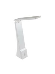 Επαναφορτιζόμενο USB Αναδιπλούμενο Φωτιστικό Γραφείου LED 170LM 3000-4000-6000K Λευκό Eglo La Seca 97044